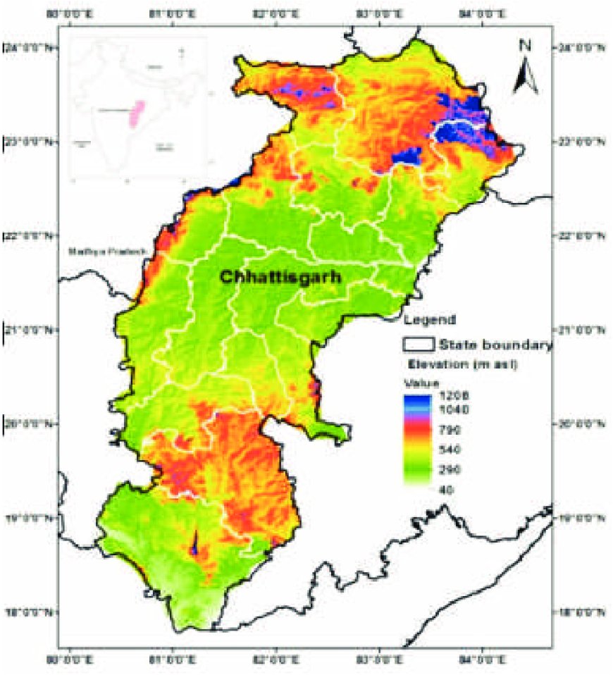 Geography of Chhattisgarh (Government-sourced, latest)